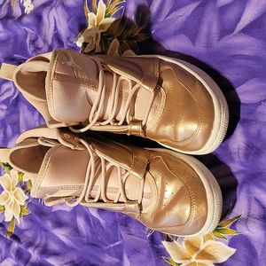 Nike Jordan Fadeaway Rose Gold Girl Shoes